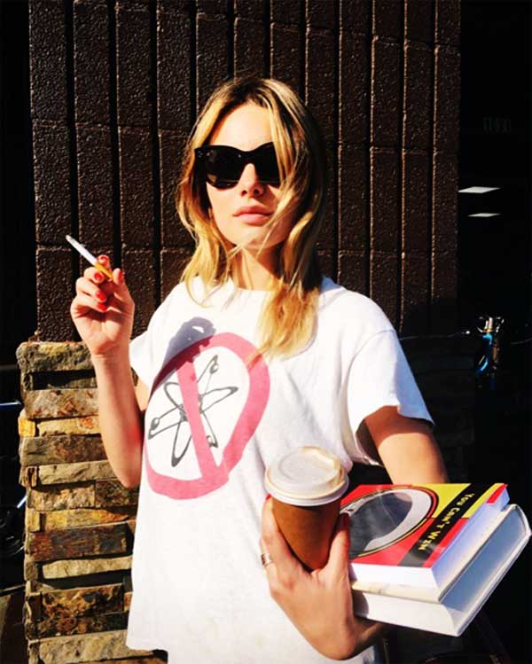 Camille Rowe used to smoke one pack of cigarettes each day