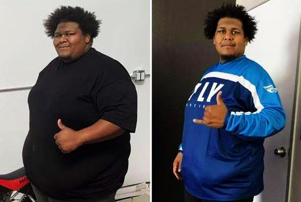 Jerod Mixon before and after losing weight